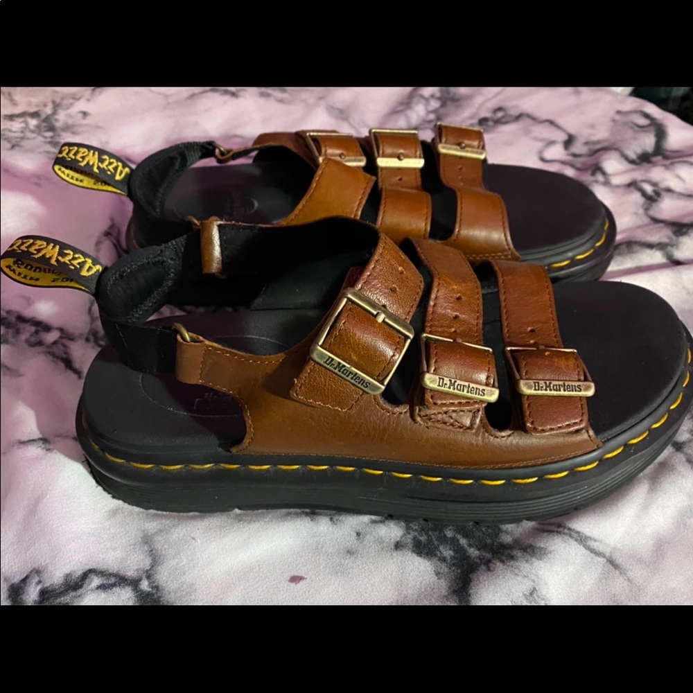 SOLOMAN MEN'S LUXOR LEATHER STRAP SANDALS